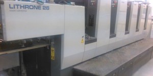 5 colour Komori Lithographic Printer
